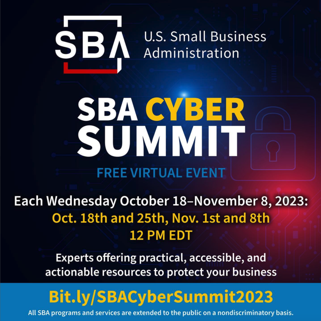 sba cybersecurity summit 2023